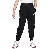 Nike K NSW Club FLC JGGR LBR Pants, Schwarz/Weiß, L(147-158) , Unisex