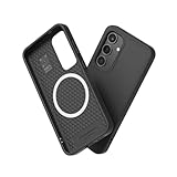 RhinoShield Case kompatibel mit [Galaxy S24] | SolidSuit - MagSafe-kompatibel -Stoßdämpfende & schlanke Schutzhülle mit Premium Finish - 3.5 Meter Fallschutz -Schwarz