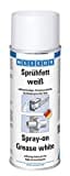 WEICON Sprühfett Weiß 400ml | Mehrzweck-Sprühfett für Kugellager und Ähnliches