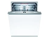 Bosch SBH4HCX48E Serie 4 Smarter XXL-Geschirrspüler vollintegriert, 60 cm breit, bis 92,5 cm extra hoch, Besteckschublade, Made in Germany, Silence Programm besonders leise