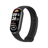 Xiaomi Smart Band 9 Fitness Tracker, AMOLED Display with 1200 Nits, Sp02 Tracking, Sleep and Heart Rate Monitor, Notifications, 5ATM Waterproof, Mi Fit App, Midnight Black