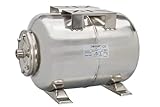 CHM GmbH Drucktank Membrankessel Edelstahl 50 L, max. 8 Bar Druck z.B. für Hauswasserwerk Ausdehungsgefäß…