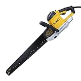 Dewalt Alligator 430 mm-Spezialsäge DWE397 (1.700 Watt, zum Sägen von Hochlochziegel bis Festigkeitsklasse 12 N/mm2, Schnellstopp, Schwertlänge 500 mm, Schnittlänge 430 mm)