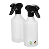 AP Sprühflaschen, 2 x 500 ml, nachhaltige Herstellung aus Green-PE, Polyethylen (PE), Langlebig