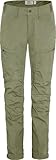 Fjällräven Damen Abisko Lite Trekking TRS Kurz Hose, Light Olive, 40