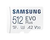 512GB Samsung EVO Plus MicroSDXC 130MB/s +Adapter