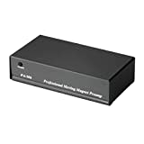 Hama Stereo Phono-Vorverstärker PA 506 (für Plattenspieler, inkl. Netzadapter 230V/50Hz, 3000mA, Cinchkabel 0,9 m) schwarz