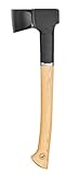 Fiskars Norden Universalaxt N12, Länge: 49,5 cm, Karbonstahl/FSC-zertifiziertes Holz, 1051144