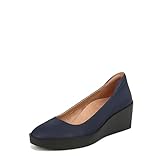 Vionic Damen Keilabsatz Sereno Schuhe mit Fußgewölbeunterstützung Weite Passform, navy, 37EU