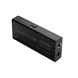 Questyle M15i Kopfhörerverstärker Tragbarer DAC USB DAC Verstärker mit Dual-Klinke, tragbarer Kopfhörer verstärker - Apple MFi Zertifizierter, Hochauflösender DAC -geräuscharm, für iOS/Android/PC