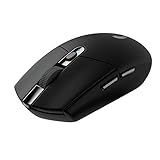 Logitech G305 LIGHTSPEED kabellose Gaming-Maus mit HERO 12K DPI Sensor, Wireless Verbindung, 6 programmierbare Tasten, 250 Stunden Akkulaufzeit, Leichtgewicht, PC/Mac - Schwarz