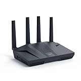 GL.iNet GL-MT6000(Flint 2) WiFi 6 Router | Gaming-WLAN-Router | 2 x 2,5G Multi-Gig-Port + 4 x 1G Ethernet-Ports | Massengerätekonnektivität | Schnelles OpenVpn & WireGuard | 802.11ax