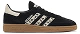 adidas Originals Handball Spezial, Wonder Silver/Off White/Gum, Schwarzer Leopard, 9 Women/8 Men