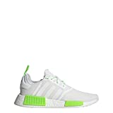 adidas Originals Herren NMD_r1 Sneaker, Weiß, Neongrün, 42 EU