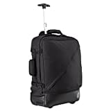 Cabin Max Greenwich 44 L 55x40x40 cm Hybrider Trolley Rucksack & Koffer Handgepäck, IATA-Konformes, Reisetasche mit Rollen, 55x40x20 cm Schwarz