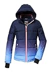 killtec Mädchen Skijacke/Ski-Steppjacke mit Kapuze und Schneefang KSW 330 GRLS SKI QLTD JCKT, lavendel, 176, 42469-000