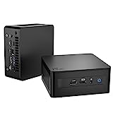 Intel/Asus NUC 13 Pro Mini PC Core i7-1360P|12 Kerne 16 Threads NUC13ANHi7 Mini Desktop Computer|32GB RAM 2TB SSD|Windows 11 Pro Desktop Computer|4K/8K UHD|HDMI|2xThunderbolt 4|WiFi 6E|BT5.3, Schwarz