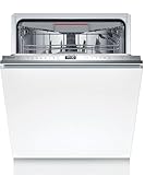 Bosch SBD6ECX12E, Serie 6, Smarter Geschirrspüler Vollintegriert 60 cm, XXL Spülmaschine, Besteckschublade, Made in Germany, besonders leise, starke Reinigung, Extra Trocknen, Programmassistent