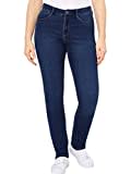 Paddocks´s - Damen 5 Pocket Jeans, Pat (60272 3285 000), Farbe:Dark Stone Soft Used (4408), Größe:W40, Länge:L28