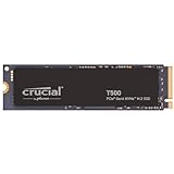 Crucial T500 SSD 2TB PCIe Gen4 NVMe M.2 Interne SSD, bis 7400MB/s, für Gaming und Programme, kompatibel mit Laptop und Desktop, Microsoft DirectStorage - CT2000T500SSD8