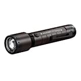 Ledlenser P7R Signature Taschenlampe LED, mit Rotlicht, aufladbar Lithium 21700 Akku, wasserdicht IP68, 2000 Lumen, fokussierbar, Constant Light, Leuchtweite 330m, Gürteltasche u. Ladestation