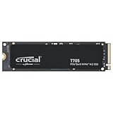 Crucial T705 1TB SSD PCIe Gen5 NVMe M.2 Interne SSD, bis zu 13.600MB/s, Microsoft DirectStorage, PCIe 4.0 abwärtskompatibel, Solid State Drive - CT1000T705SSD3