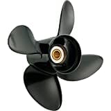 SOLAS 3413-138-15 Amita 4 Offshore-Propeller aus Aluminium mit 4 Flügeln, rechts, 34,9 cm Durchmesser x 38,1 cm Teilung x 15-Spline