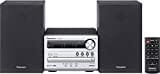 Panasonic SC-PM250EG-S Micro-Hi-Fi-Kompakt-Stereoanlage mit CD-Player, FM-Radio, USB & Bluetooth, 20-W-Lautsprecher, satter Bass & klarer Klang, Silber