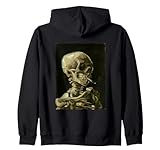 Totenkopf eines Skeletts von Vincent van Gogh (1886) Kapuzenjacke