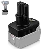 Adapter Konverter für Bosch 10,8V 12V, für Makita 18V Li-ion Akkus Konvertieren auf für Bosch 10,8V 12V Elektrowerkzeug Akku Konverter,Ersetzen Professional 10.8V/12V System Akku GBA