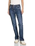 CECIL Damen B377694 Jeans Slim Fit, Mid Blue Wash, 36W / 32L