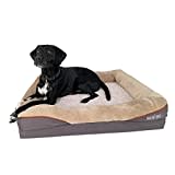 Emmi-pet Orthopädisches Hundebett große Hunde - 91x68x20cm, waschbares Hundesofa ideal nach langem Tag voller Spaß & Action I Passt Sich optimal an die Körperform an