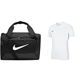 Nike Unisex – Erwachsene Brsla Tasche, Black/Black/White, Einheitsgröße EU & Herren M Nk Dry Park Vii Jsy Trikot, White/Black, S EU