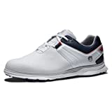 FootJoy Herren Pro|sl Golfschuh, Weiß/Marineblau/Rot