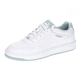 PUMA Damen Court Classy Sneaker, White-Frosted Dew Silver, 38.5 EU