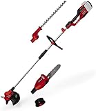 Einhell Akku-Multifunktionswerkzeug GE-LM 36/4in1 Li-Solo Power X-Change (Lithium-Ionen, 4 in 1 - Heckenschere, Kettensäge, Trimmer, Motorsense, ohne Akku und Ladegerät)