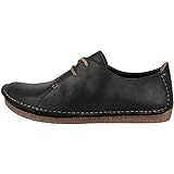 Clarks Damen Janey Mae Derby Schwarz (Black Leather)