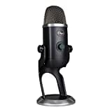 Blue Yeti X Professionelles Kondensator-USB-Mikrofon, Hochauflösende Messung und Blue VO!CE Effekte, LED-Beleuchtung für Aufnahmen, Streaming, Gaming, Podcasting auf PC und Mac - Schwarz