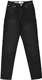 Mango Damen Jeans Mom Comfort Gr. 32 schwarz