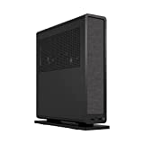 Fractal Design Ridge Black - PCIe 4.0 Riser Card Included - 2X 140mm PWM Aspect Fans Included - Type C USB - m-ITX PC Gaming Gehäuse