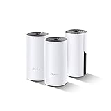 TP-Link Deco P9 Powerline WLAN Mesh Set (Dualband 1200Mbit/s + HomePlug 1000Mbit/s, Reichweite bis zu 560m², Qualcomm Core, 6xGigabit-Ports, kompatibel mit Amazon Alexa, Schnellinstallation) weiß