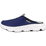 Salomon Herren Schuhe Reelax Slide 6.0 Clogs, Clematis Blue White Dark Sapphire, 46 2/3 EU