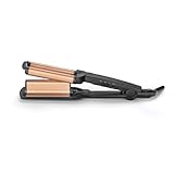 BaByliss Deep Waves Welleneisen für definierte und große Mermaid Waves, Beach Waves und Festivalfrisuren, 3 Temperaturstufen von 160°C bis 200°C, Ionisierende Wirkung, Keramikbeschichtung, W2447E