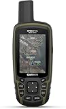 Garmin GPSMAP 65s – robustes GPS-Outdoor-Navi mit vorinstallierter TopoActive Europakarte, 2,6“ Farbdisplay, Barometer & Kompass. Navigation mit 5 Satellitensystemen und Multi-Frequenz-Technologie.