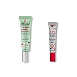 Erborian – Set mit 2 Produkten: 1 getönte CC Red Correct Anti-Rötungscreme – Grün + 1 CC Eye Eye Contour Cream mit Centella Asiatica – Clear – Korean Cosmetics