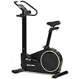 SportPlus Heimtrainer Fahrrad für zuhause, Fitnessbike Training Bike mit 24 Widerstandsstufen & 24 Trainingsprogramme, 10 kg Schwungmasse, bis 150 kg belastbar