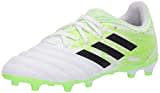 adidas Men's Copa 20.3 Firm Ground Soccer Shoe, White/Black/Signal Green, 5.5 M US