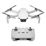 DJI Mini 4K, Drohne mit 4K UHD Kamera für Erwachsene, unter 249 g, 3-Achsen Gimbal Stabilisierung, 10 km Videoübertragung, autom. Rückkehr, Windwiderstand, 1 Akku für 31 min Flugzeit, C0, QuickShots