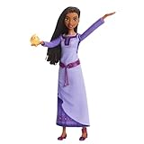 Mattel Disney Wish singende Asha von Rosas Modepuppe und Sternenfigur, beweglich mit abnehmbarer Kleidung, singt Liedausschnitt aus dem Film auf Deutsch HVX68