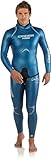 Cressi Herren FREE MAN TWO-PIECES WETSUIT 3.5mm Neoprenanzug, Blau, XL/5